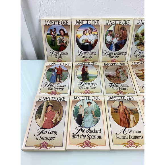 Janette Oke PB books lot of 18 Christian Roma e Fiction Novels EUC - Picture 6 of 12